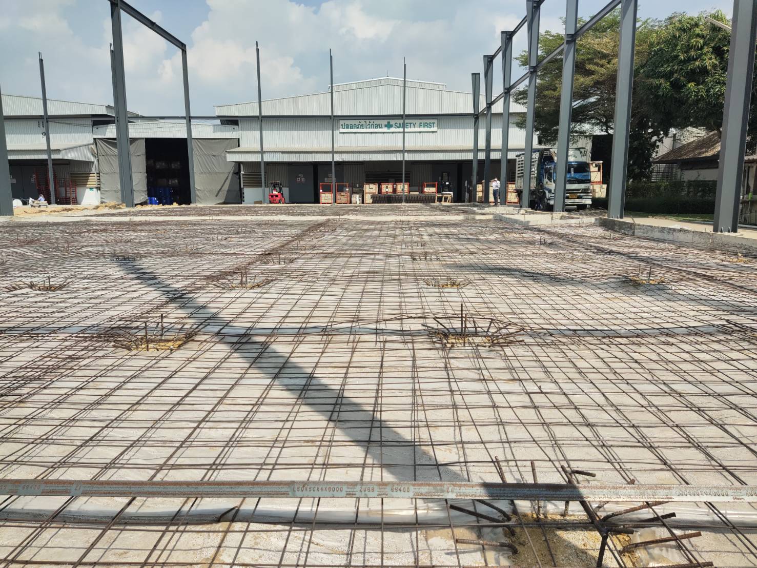 ผลงานโกดังสำเร็จรูป HW-H 40x40x9-12m.ราชบุรี