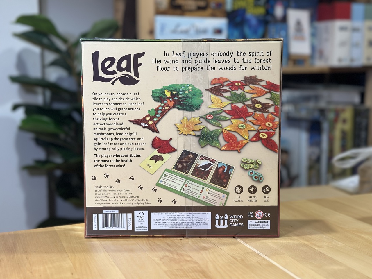 Leaf Board Game + Season of the Bear Expansion บอร์ดเกม ของแท้