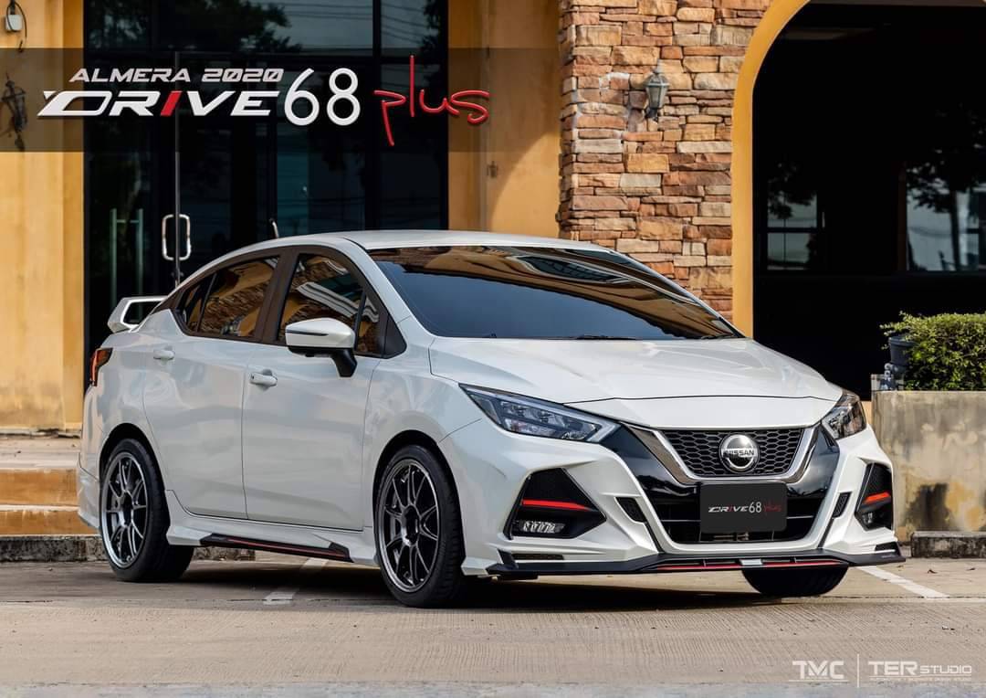 ชุดแต่งสเกิร์ตรอบคัน Drive 68 Plus 2021 ALMERA 2020