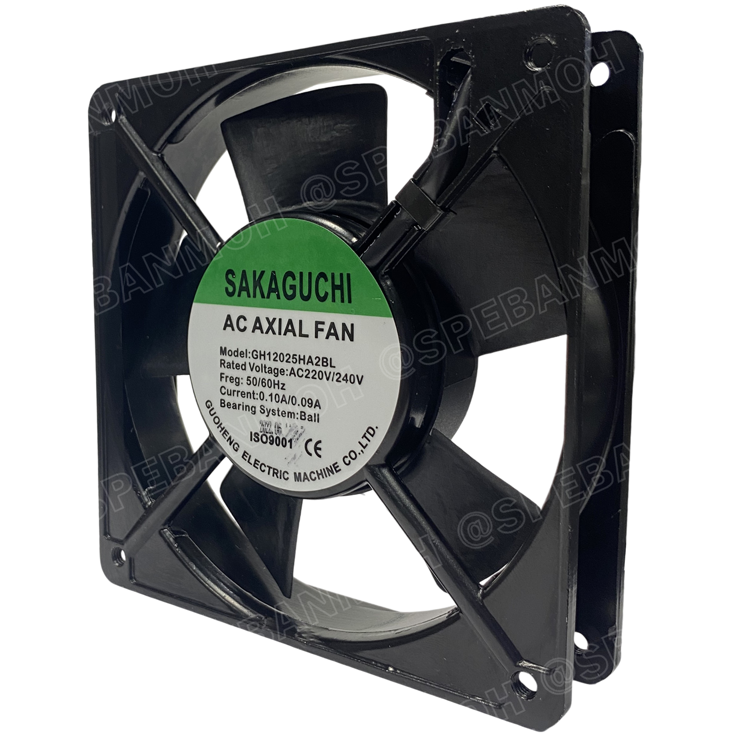 [ 1 ชิ้น ] GH12025HA2BL 220VAC พัดลมระบายอากาศ Axial Fan บอดี้เหล็ก พัดลมระบายอากาศ Axial Fan พัดลมระบายอากาศ Sakaguchi พัดลมระบายอากาศแบบลูกปืน พัดลมสี่เหลี่ยม พัดลมเหลี่ยมดำ พัดลมระบายเครื่อง พัดลมระบายความร้อน พัดลมอุตสาหกรรม พัดลม FAN Fan case comput