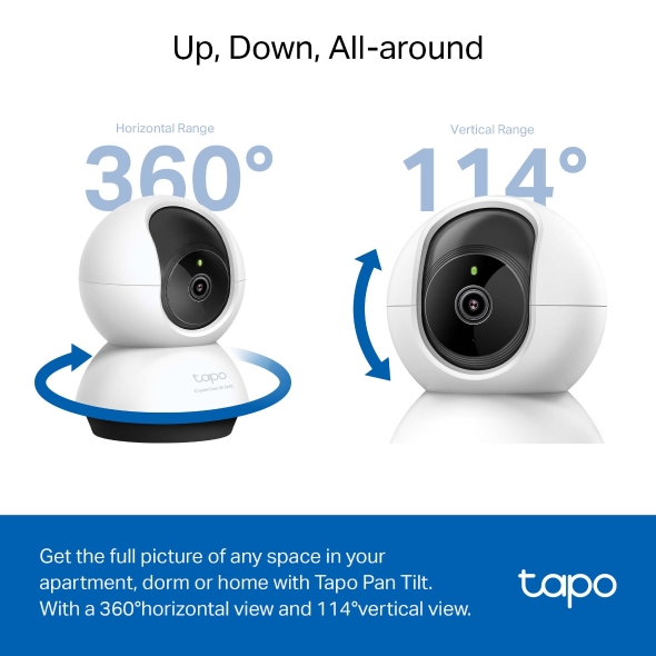 TP-Link TAPO C220 Pan/Tilt Home Security Wi-Fi Camera 4MP