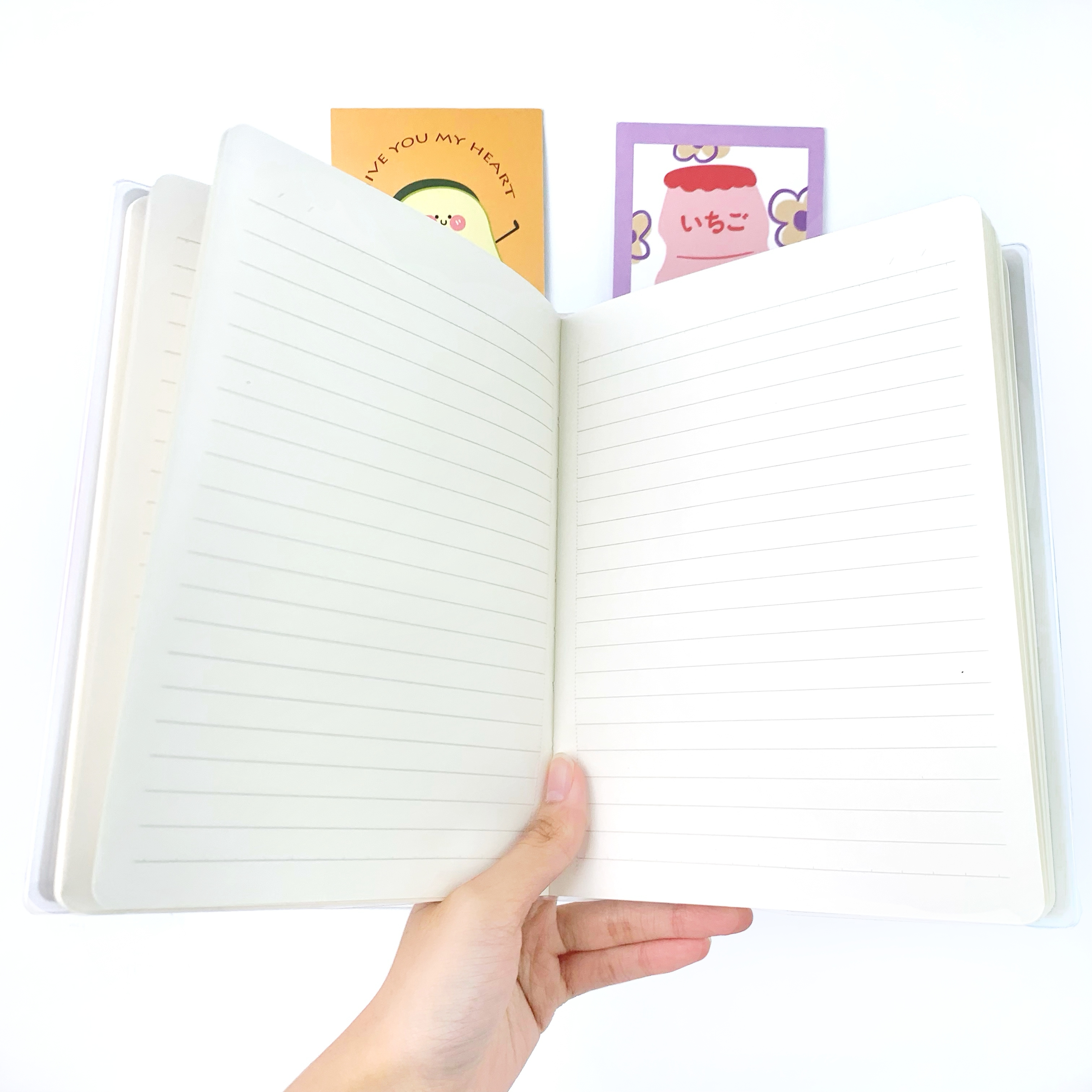 สมุดโน๊ต สมุดจดบันทึก ขนาด A5 หุ้มปกพลาสติก ลายลิขสิทธิ์แท้ Snoopy