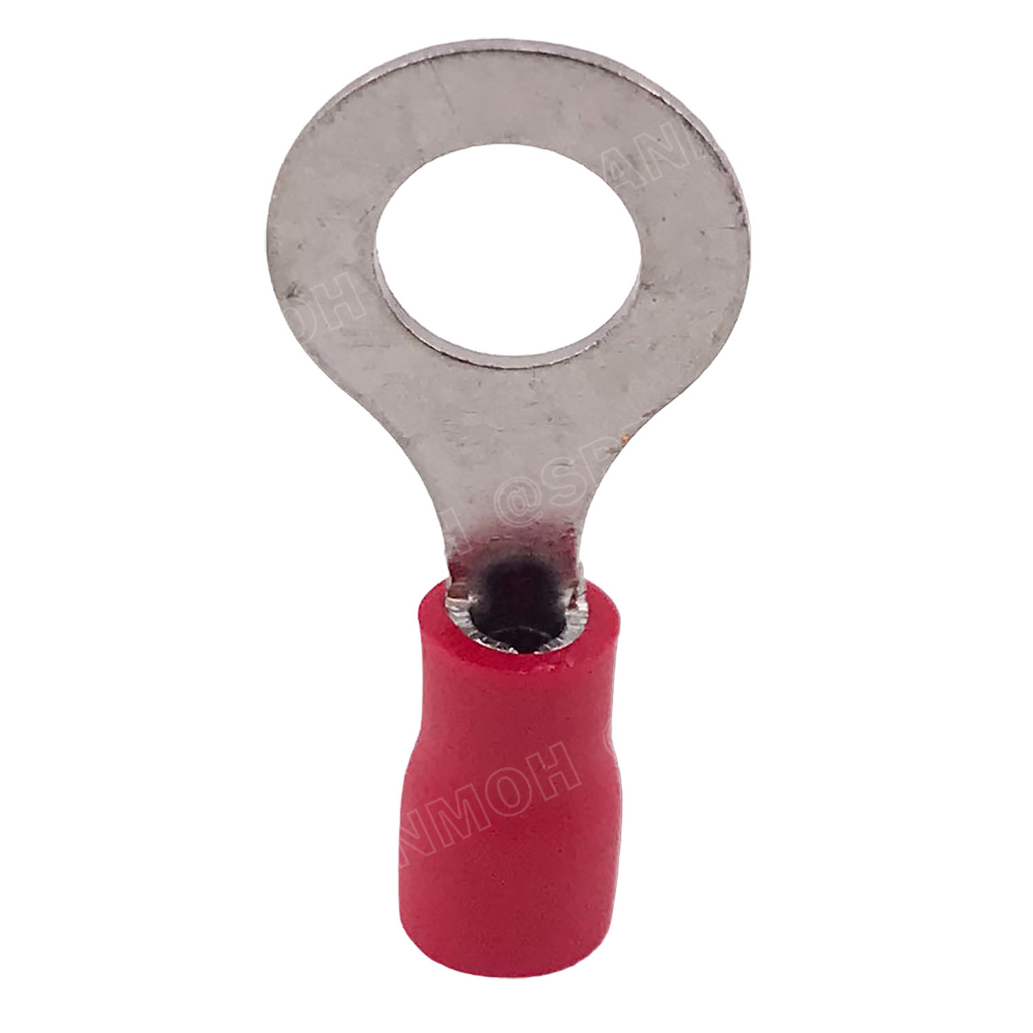 [ 100 ตัว/ถุง ] RV1.25-8 สำหรับสาย 0.5-1.5 sq.mm 22-16AWG หางปลากลม หางปลาหุ้มฉนวน เทอร์มินอล หางปลาย้ำสายไฟ หางปลา หางปลากลมหุ้ม หางปลาแฉก Terminal Crimping หางปลา กลมหุ้ม หางปลาต่อสาย ขั้วต่อสายไฟ หางปลาวง หางปลา RV Spade Terminal หางปลากลมหุ้มฉนวน