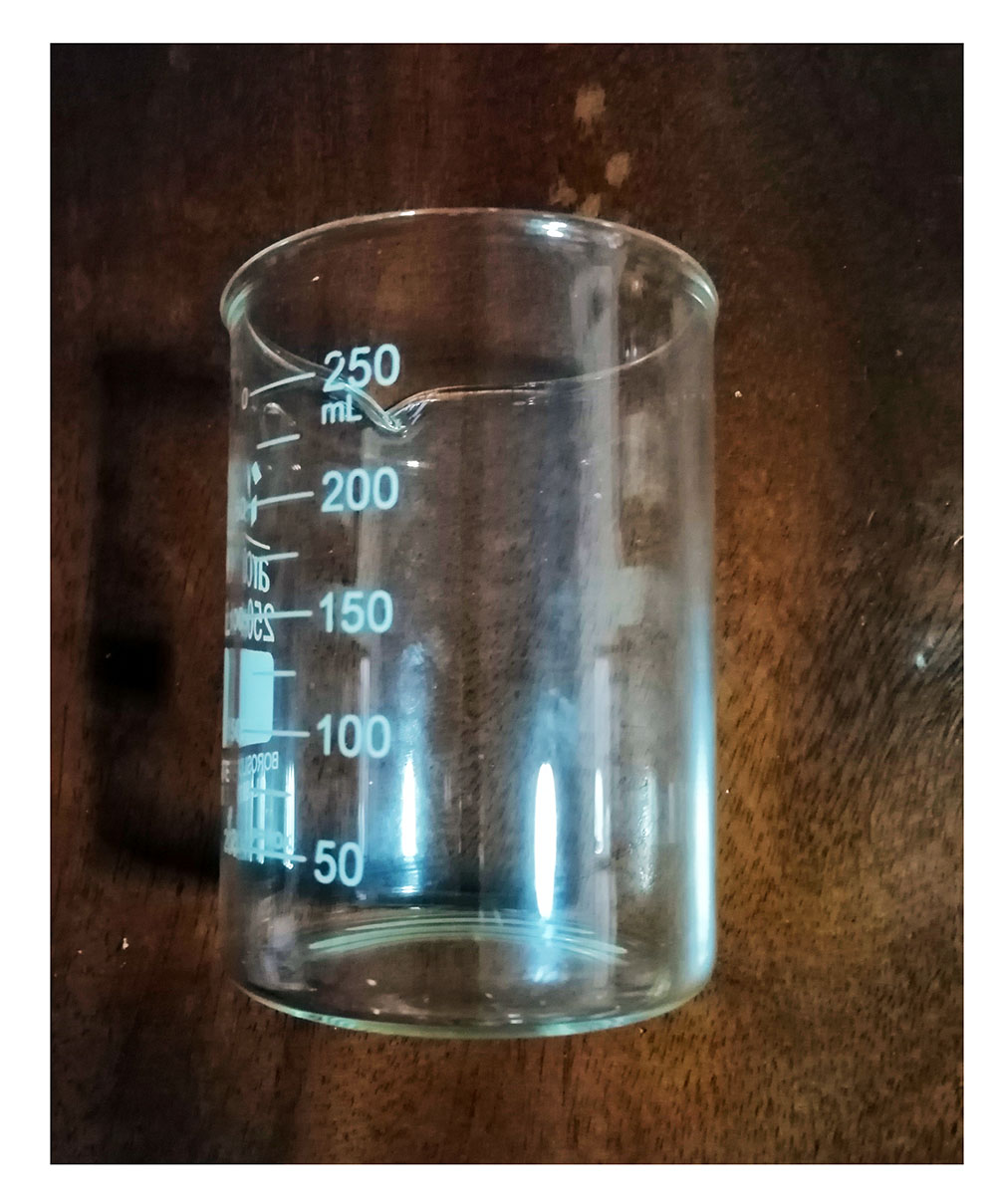 บีกเกอร์แก้ว ขนาด 250 ml.