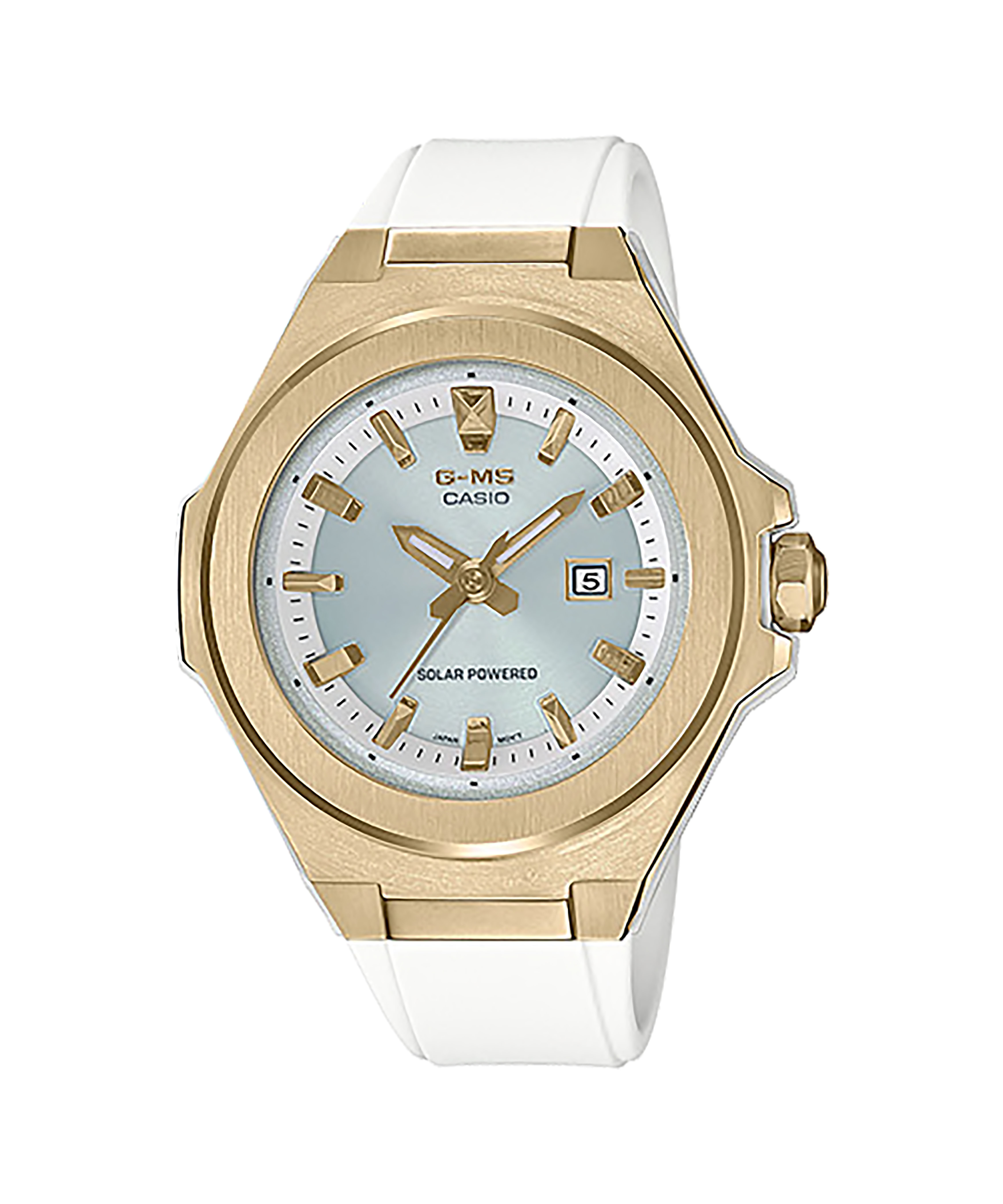 CASIO BABY-G รุ่น MSG-S500G-7ADR สีขาว ทอง สินค้าใหม่ ของแท้ รับประกันศูนย์ CMG