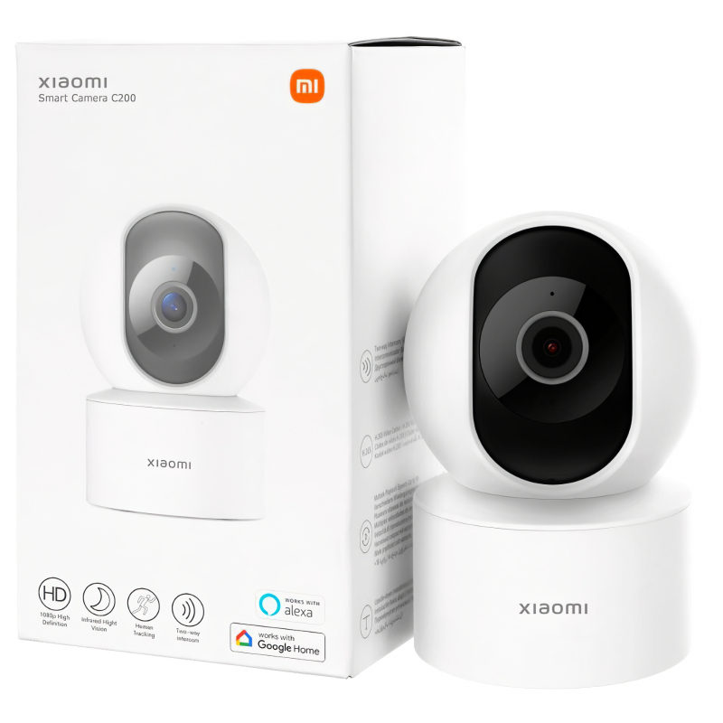 Xiaomi Smart Camera C200 หมุนกล้องได้ 360 องศา และปรับมุมกล้องก้ม-เงย ได้ถึง 106 องศา ประกันสินค้า 1 ปี