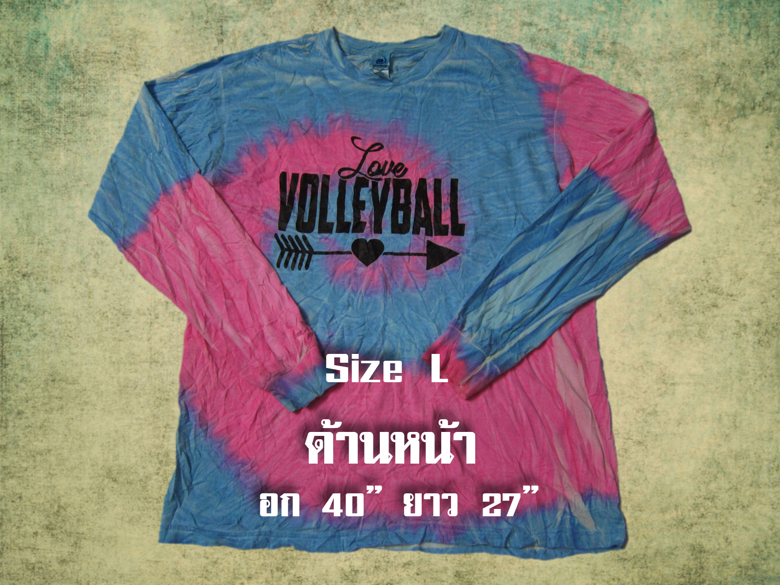 เสื้อยืดมือสอง USA แนววินเทจ (แขนยาว)
