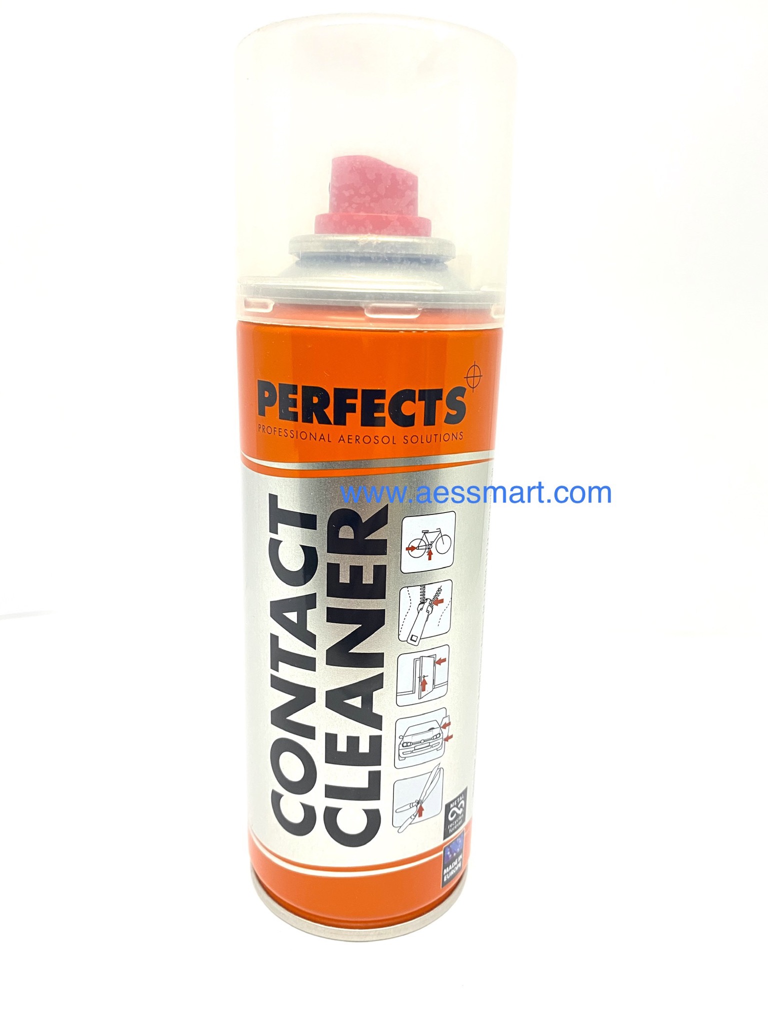 สเปรย์ทำความสะอาดผิวสัมผัส 200ml. Perfect สีส้ม