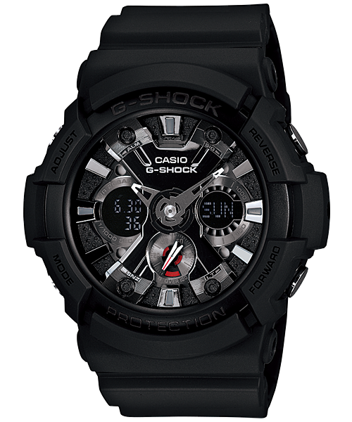 CASIO G-SHOCK รุ่น GA-201-1ADR สีดำ ด้าน สินค้าของเเท้ รับประกันศูนย์ CMG 1ปี