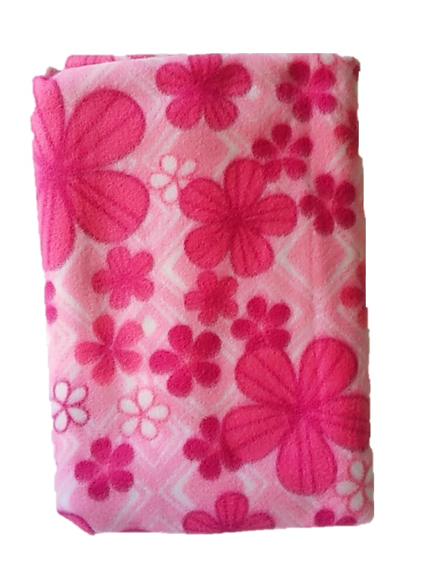 ผ้าห่มของขวัญ ผ้าห่มรับไหว้ ผ้าสำลีพิม์ลาย 50"x75" คละลายได้ 1+1 ผืน