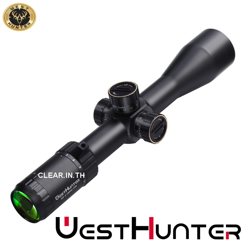 กล้องติดปืน WEST HUNTER HD 4-16X44 FFP scope เส้นเล็งขยายตามซูม สินค้าแท้ รับประกัน 1 ปี