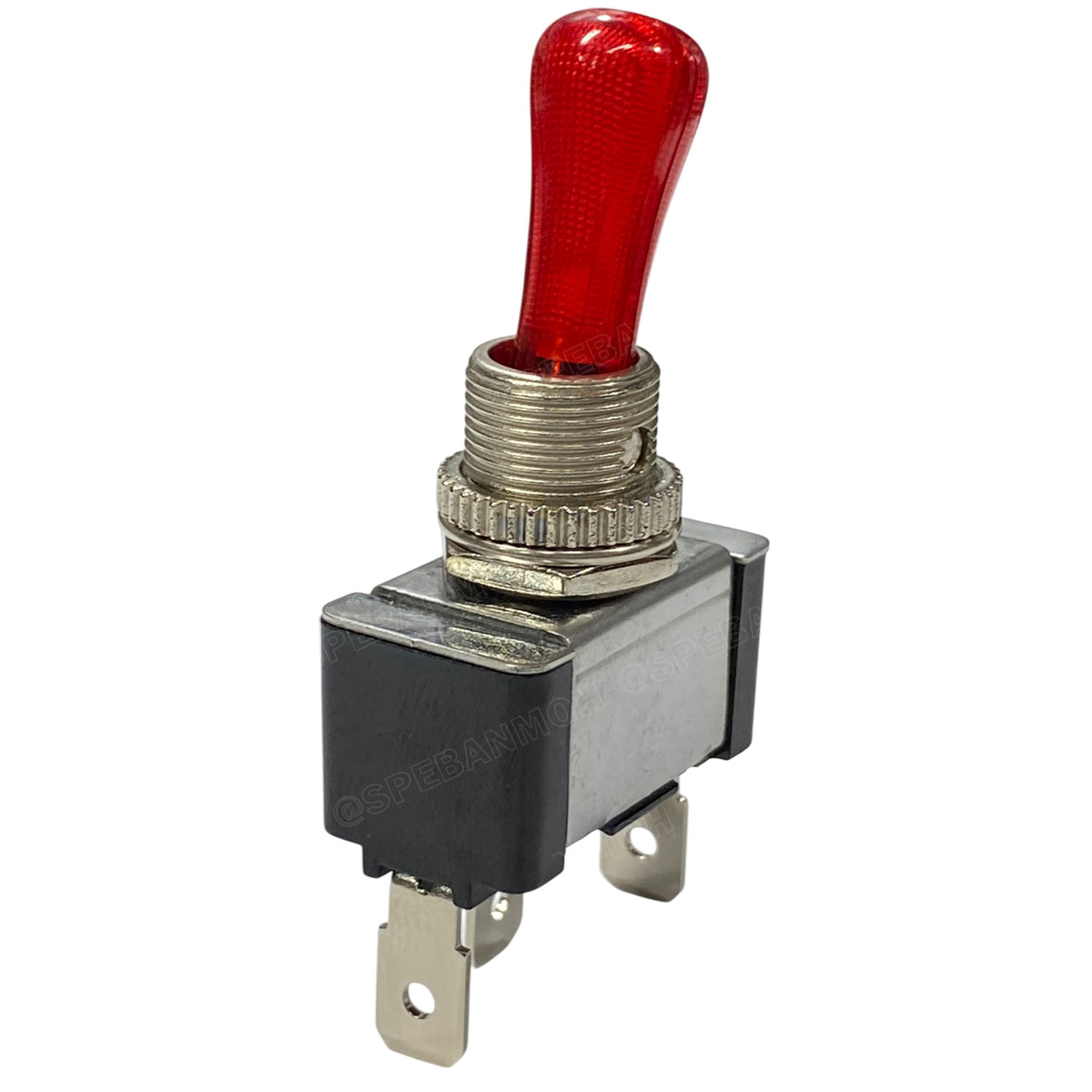 [ 1 ชิ้น ] R13-423L2-01-RED สวิทช์โยก มีไฟ แสดงสถานะ TAIWAN SCI Toggle Switch 12VDC 20A 24VDC 10A สวิทช์โยก DC สวิทช์โยก ON-OFF 12VDC สวิทช์โยก เปิด-ปิด สวิทช์ก้านโยก DC 12V สวิทช์รถยนต์
