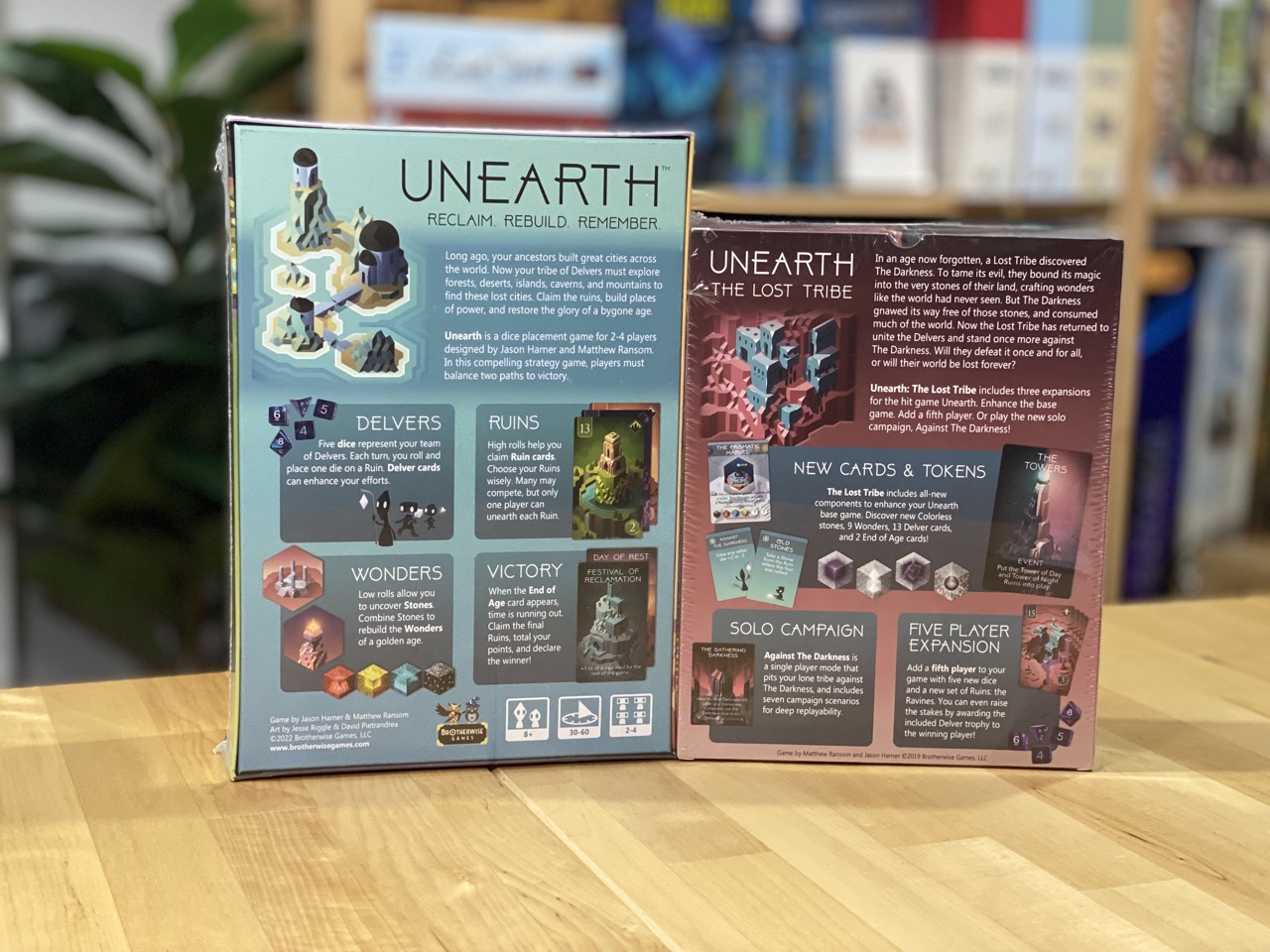 Unearth + The Lost Tribe expansion บอร์ดเกมและภาคเสริม ของแท้