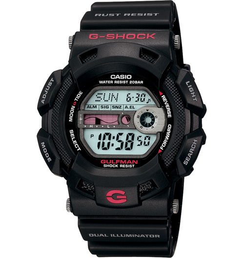 CASIO G-SHOCK รุ่น G-9100-1DR สีดำ ประกันศูนย์ CMG