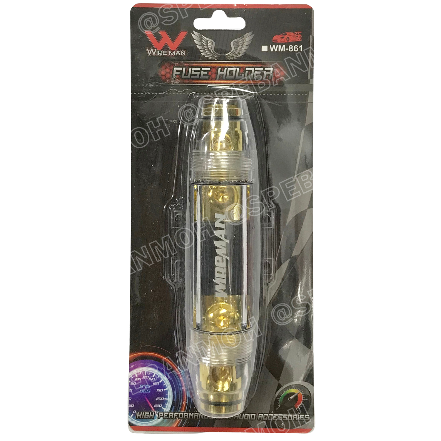 WM-861 กระบอกฟิวส์รถยนต์ Wireman เข้า 1 ออก 1 Wireman Auto Fuse WM816 ฟิวส์รถยนต์ เครื่องเสียงรถยนต์ กระบอก กระบอกฟิวส์รถยนต์ กระบอกฟิวส์เครื่องเสียง กระบอกฟิวส์ รถยนต์ WIREMAN ฟิวเพาเวอร์เสียงกลาง ฟิวส์ซับบ๊อก ฟิวส์เครื่องเสียง ฟิวส์รถยนต์