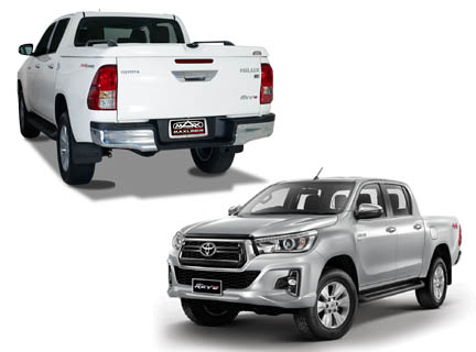 S2 180° สีเดียวกับตัวรถ 4 ประตู Toyota Revo ปี2017+Rack