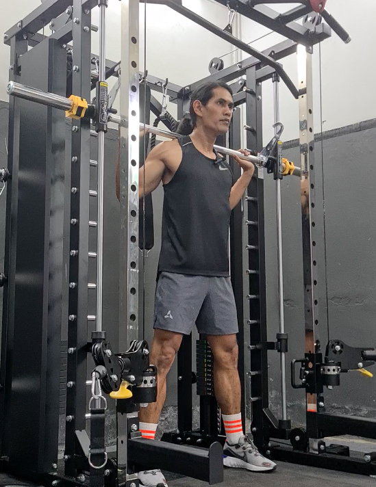 สมิทแมชชีน Altaz 3087B (Iron G20) Smith Machine Altaz 3087B (G20) ม้านั่ง202+แผ่น50kg