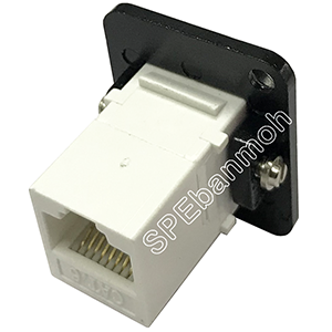 RJ45-085 RJ45 Mounting Connector Female-Female