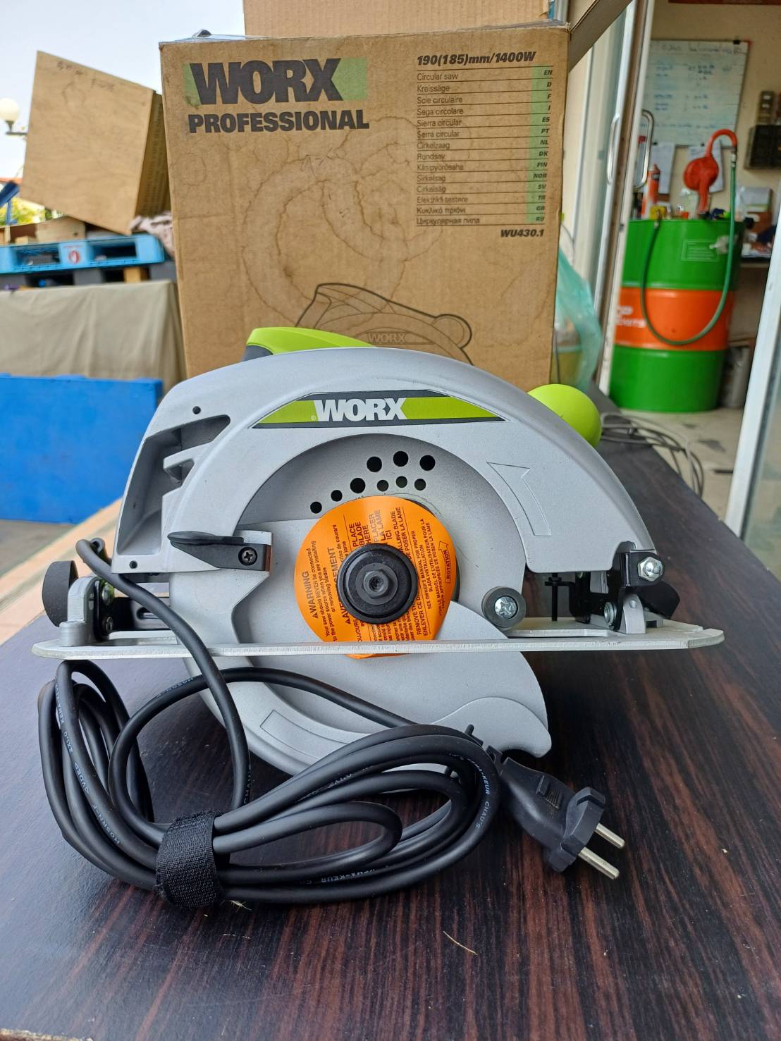 WORX เลื่อยวงเดือน 7" WU430.1