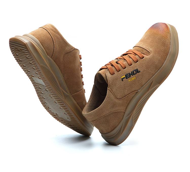 HOT STAR NO.8 รองเท้าเซฟตี้หนังแท้ หัวเหล็ก พื้นเสริมแผ่นเหล็ก พื้นยางกันลื่น