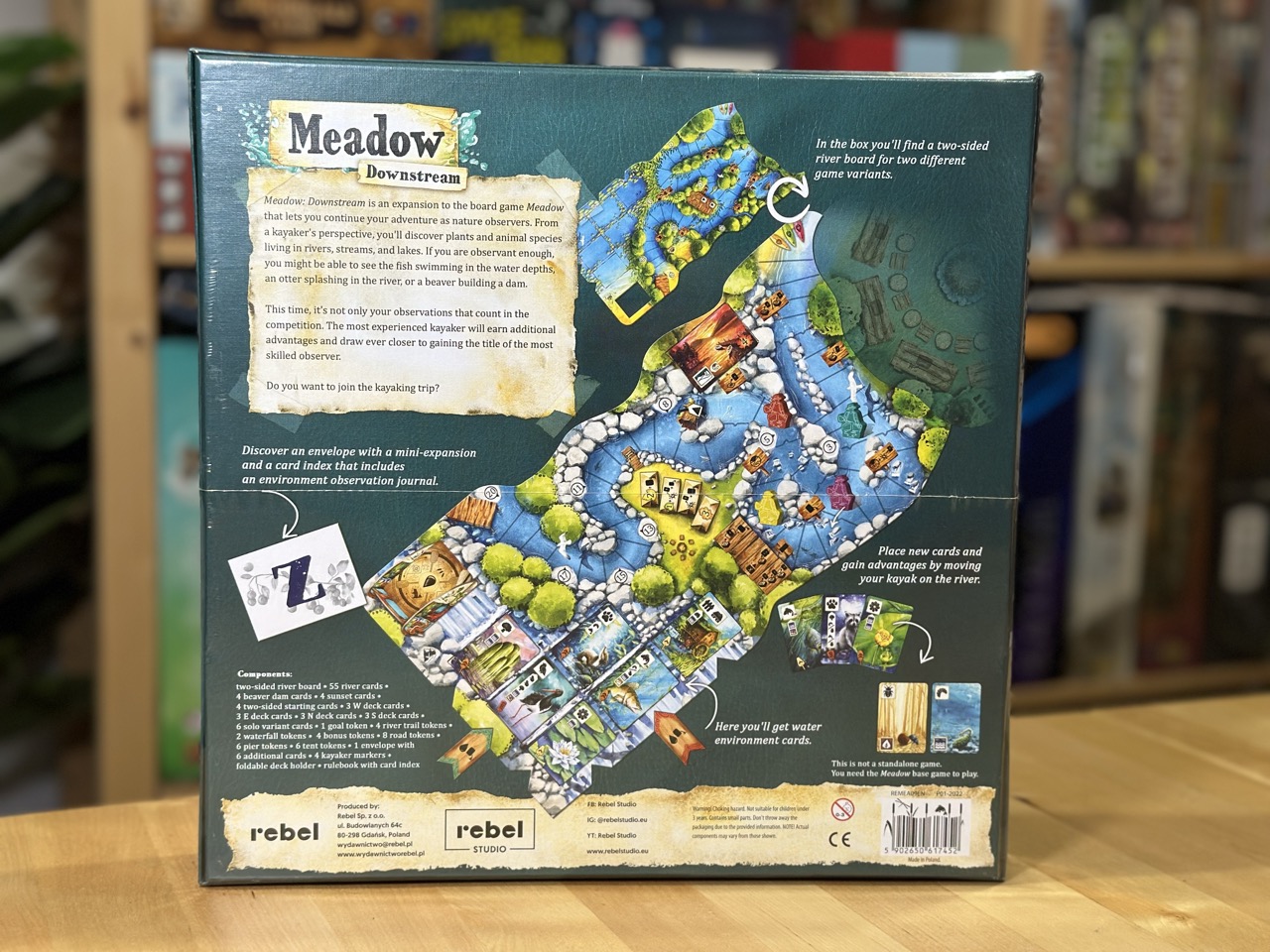 Meadow: Downstream ภาคเสริมเกมบอร์ด ของแท้