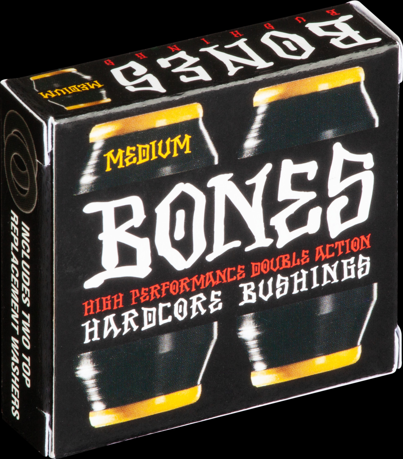 Bones Bushings Medium Yellow/Black