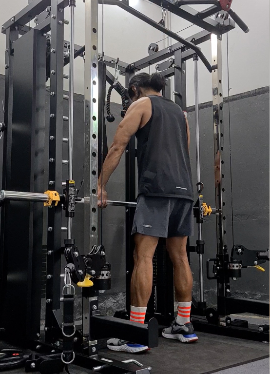 สมิทแมชชีน Altaz 3087B (Iron G20) Smith Machine Altaz 3087B (G20) ม้านั่ง202+แผ่น50kg