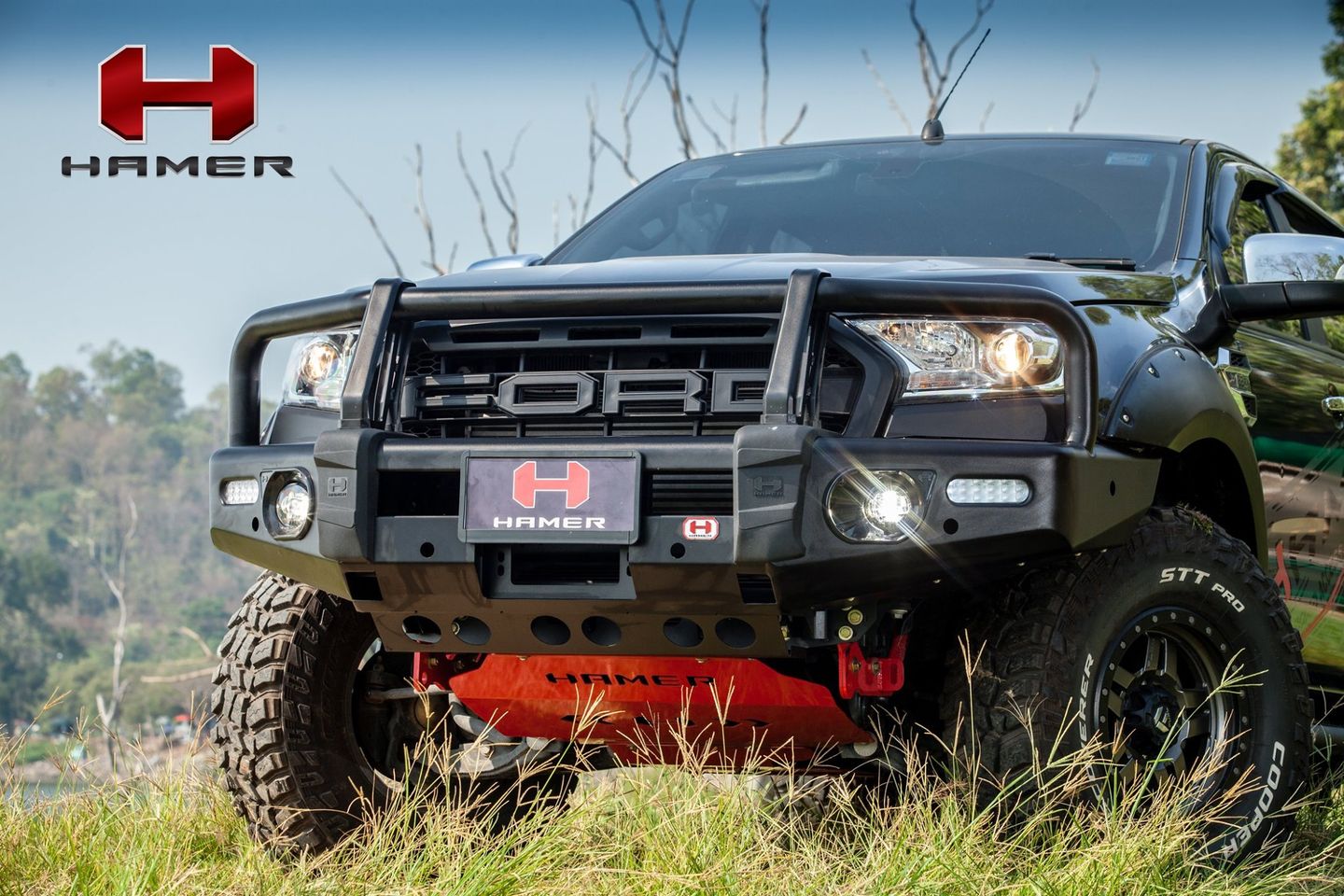 กันชนหน้า HAMER รุ่น ROYAL SERIES BULL BAR Ford Ranger 2015-2021