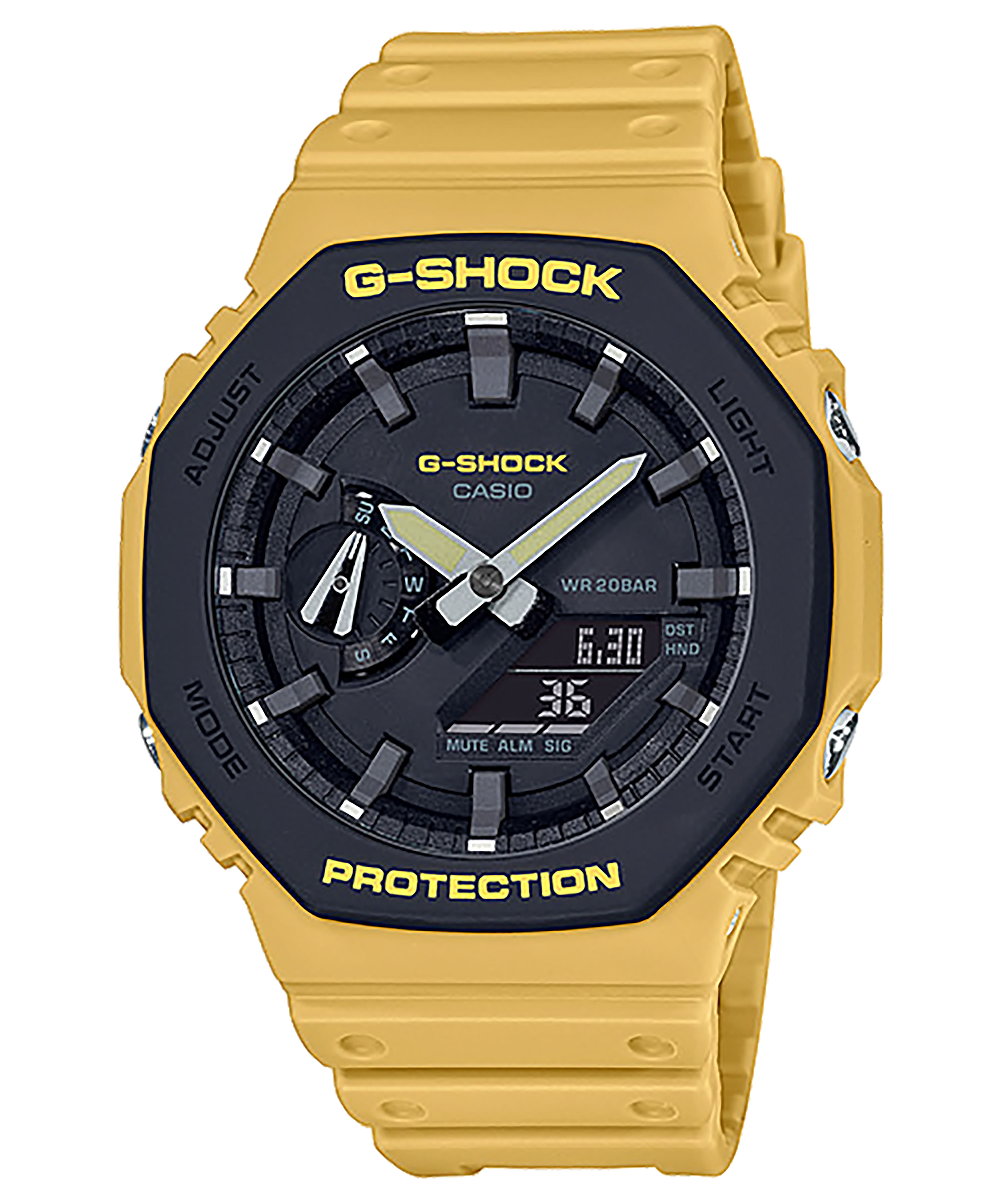 CASIO G-SHOCK รุ่น GA-2110SU-9ADR สีเหลือง สินค้าใหม่ ของแท้ รับประกันศูนย์ CMG