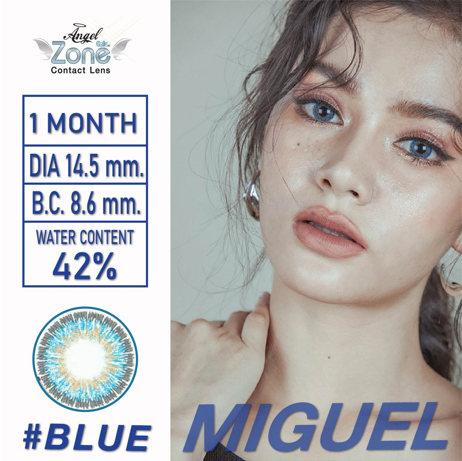 AZ175 รุ่น 14.5 Miguel Blue Step 0 AZ A