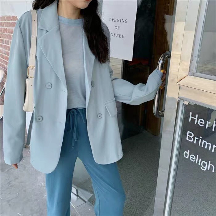 Basic blazer เสื้อคลุมเบลเซอร์ทรงสูท