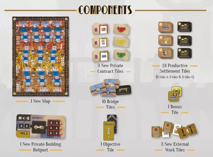 The Barrage: The Colorado Connection expansion ภาคเสริมบอร์ดเกม ของแท้