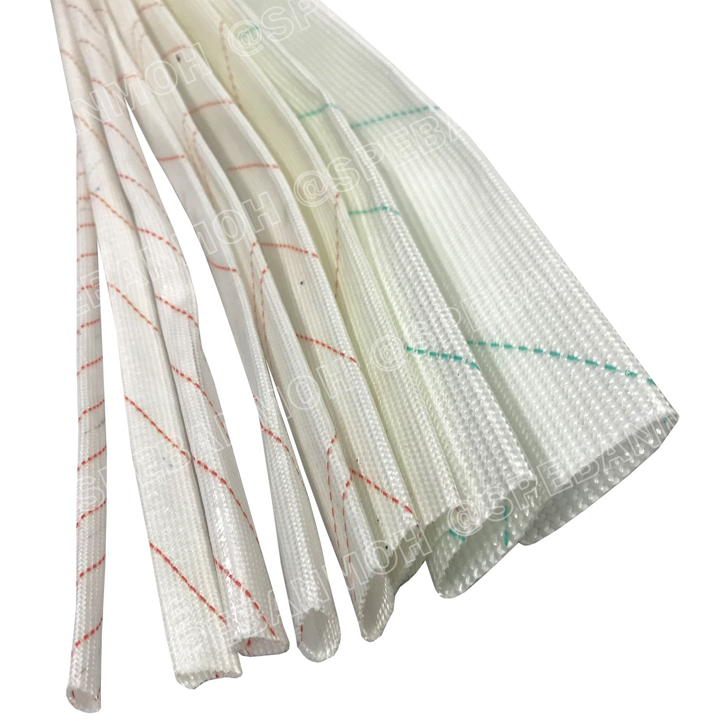 [ 5 เส้น ] FBGT ปลอกทนความร้อน SILICONE FIBERGLASS TUBE ท่อทนความร้อน ปลอกสายใยแก้วทนความร้อนเคลือบซิลิโคน ทนร้อน200°C ปลอกสายทนความร้อน ท่อทนความร้อน ปลอกหุ้มสายไฟ ปลอกหุ้มทองแดง Fiberglass sleeving