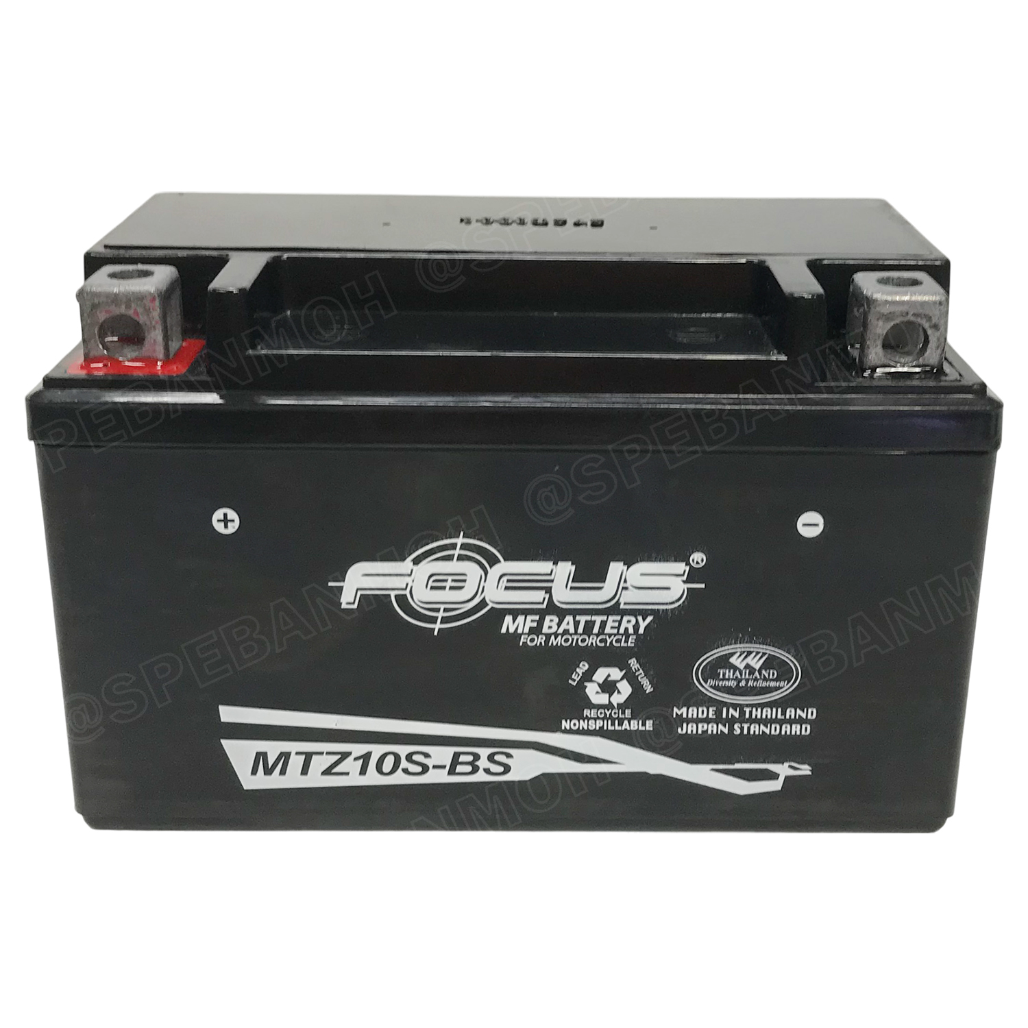 [ 1 ลูก ] MTZ10-V-BS MTZ Battery 12V 10A Focus โฟกัส แบตเตอรี่แห้ง สำหรับมอเตอร์ไซต์ 12V 10.0A แบต UPS ไฟฉุกเฉิน แบตเตอรี่มอเตอร์ไซค์ แบตมอไซต์ MF BATTERY FOR MOTORCYCLE แบตUPS Valve Regulated Lead Acid Battery แบตเตอรี่ชนิดแห้ง