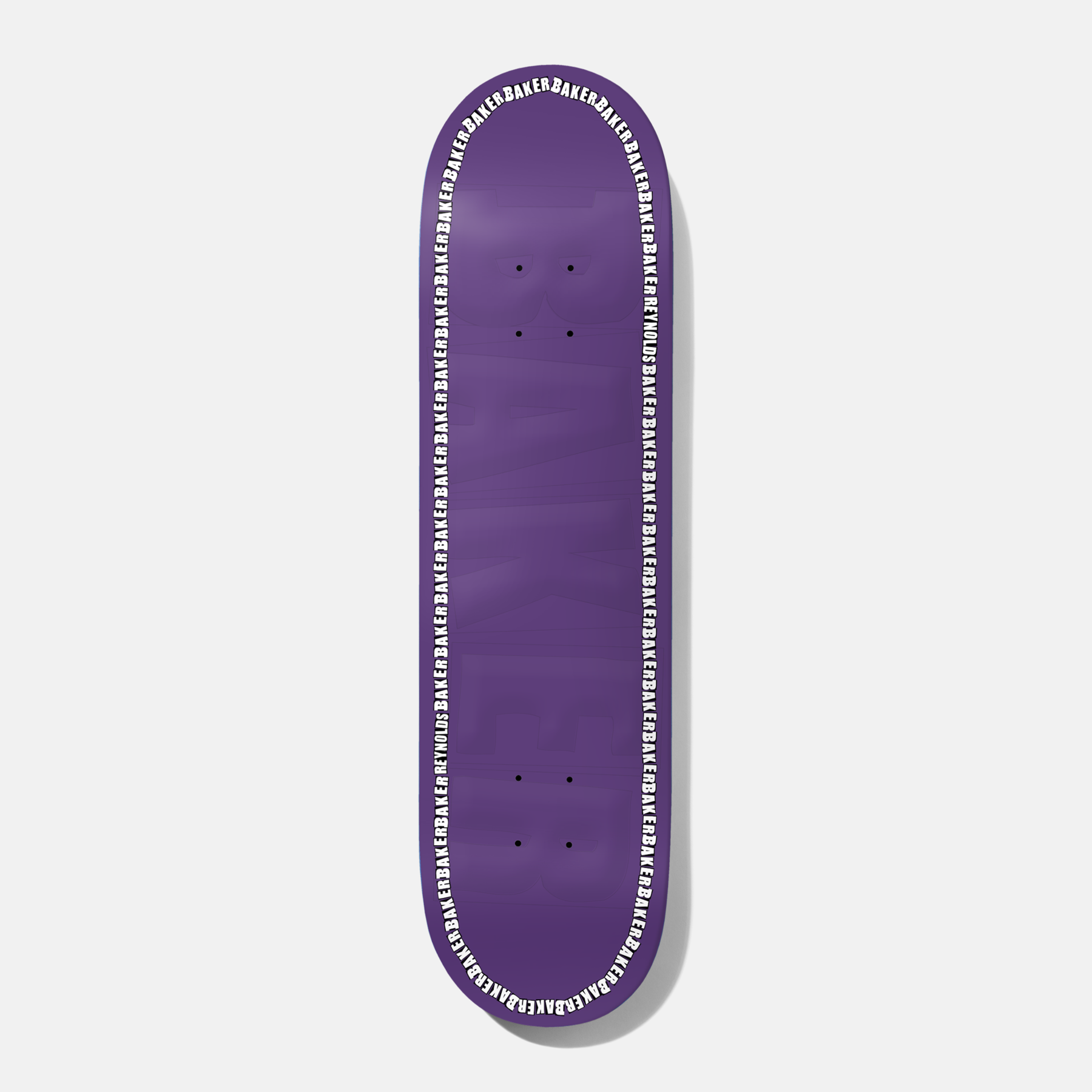 Baker Andrew Reynolds Edge Purple Embossed Skateboard Deck 8.475"