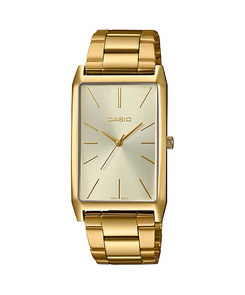 CASIO Standard รุ่น LTP-E156G-9ADF สีทอง สายสแตนเลส สินค้าใหม่ ของแท้ รับประกันศูนย์ CMG