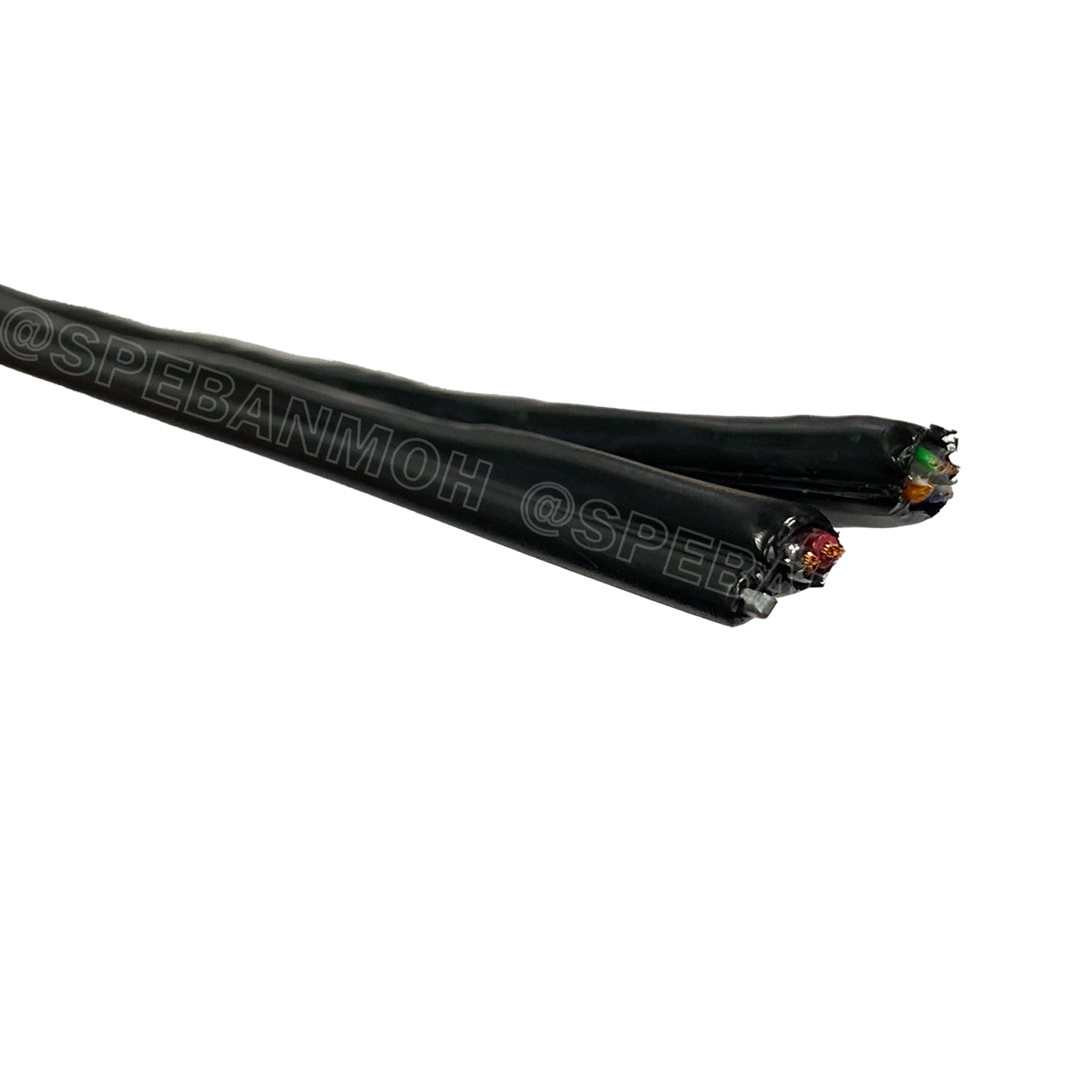 [ 100เมตร ] US-9106MW สายแลน LINK ภายนอก รุ่น US-9106MW CAT6 PE Power + Sling สายสัญญาณอินเตอร์เน็ท มีสายไฟ สลิง Link Lan Cable สายสีดำ CAT 6 UTP Enhanced CABLE 600 MHz PE OUTDOOR+POWER+Drop Wire Color Black CAT6 สายแลน Outdoor