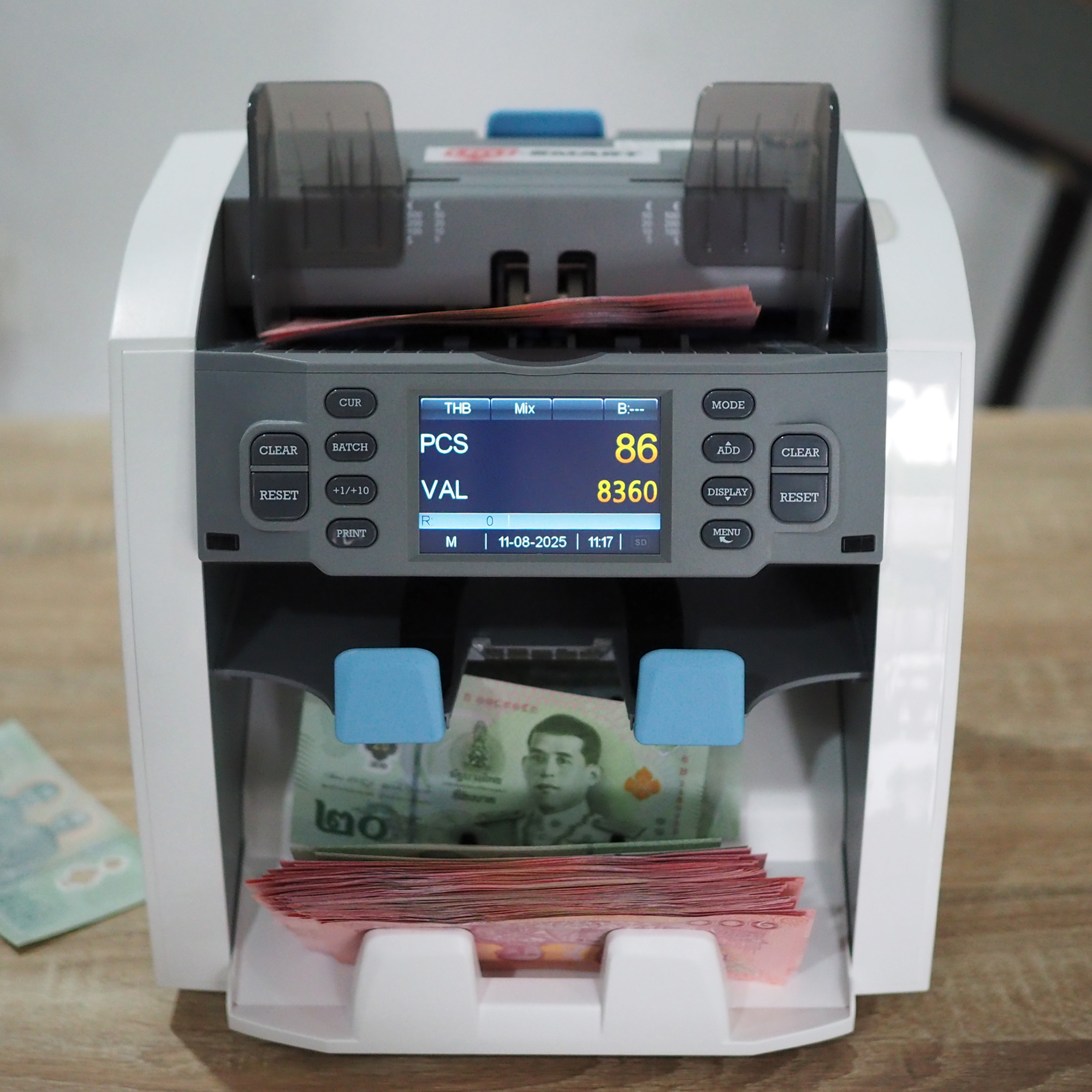 Uni-SMART เครื่องนับธนบัตร เครื่องนับเงิน เครื่องนับแบงค์ ตรวจธนบัตรปลอม US-9510