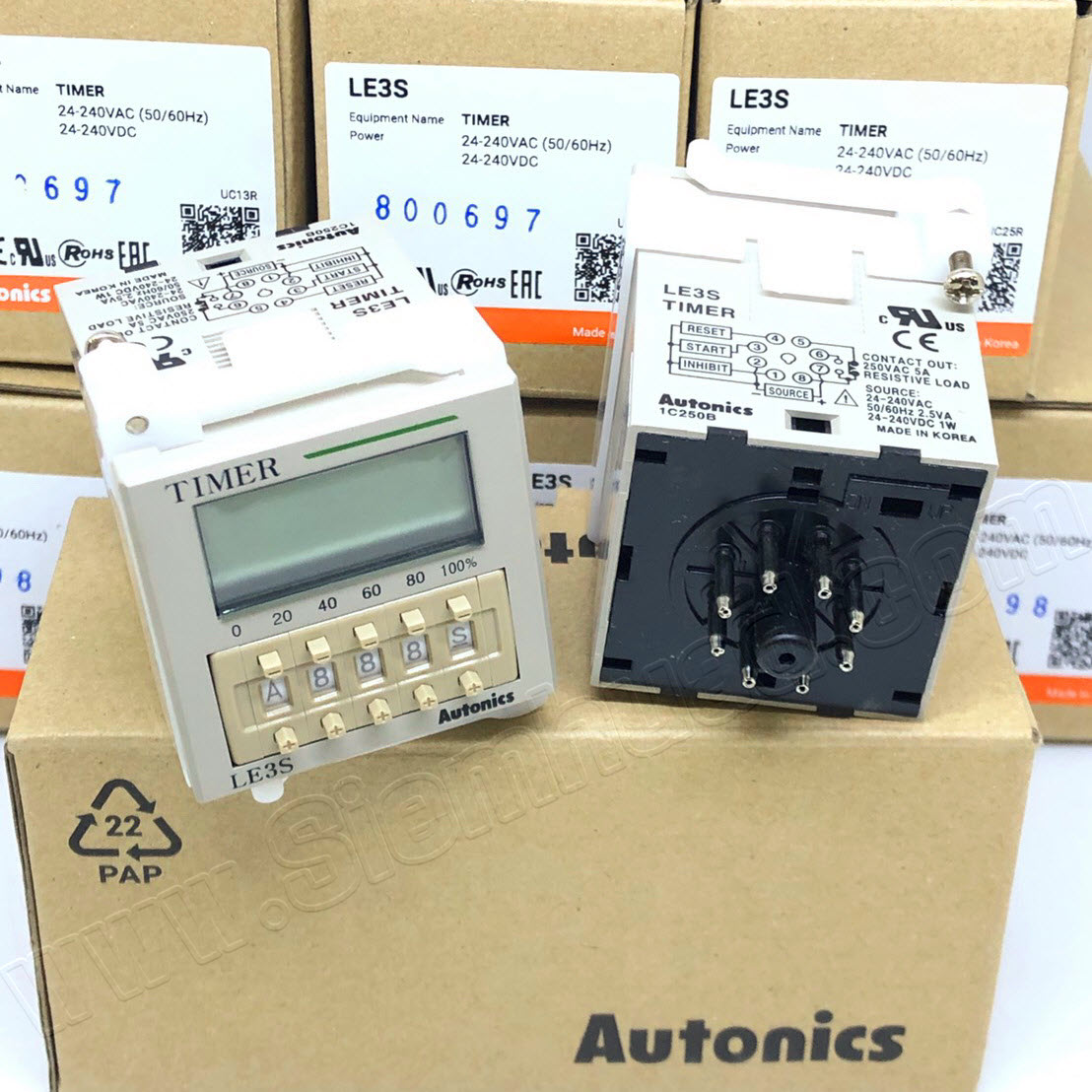 เครื่องตั้งเวลา LCD Digital Timers (AUTONICS) LE3S