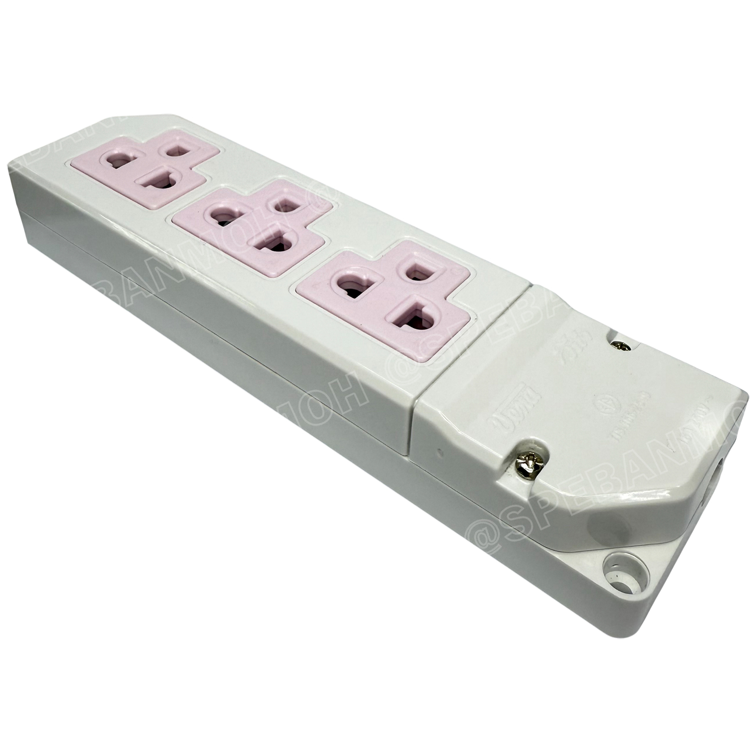 [ 1 ชิ้น / คละสี ] VENA PR-1633 16A 250VAC มอก 166-2549 เต้ารับ 3ช่อง มีกราวด์ ปลั๊กตัวเมีย วีน่า ปลั๊กลอย ปลั๊กกราวด์ลอย มีขั้วดิน มอก ทูโทน-ซีรีส์ Triplex receptacle with earthing contact TIS.166-2549 ขั้วทองเหลือง