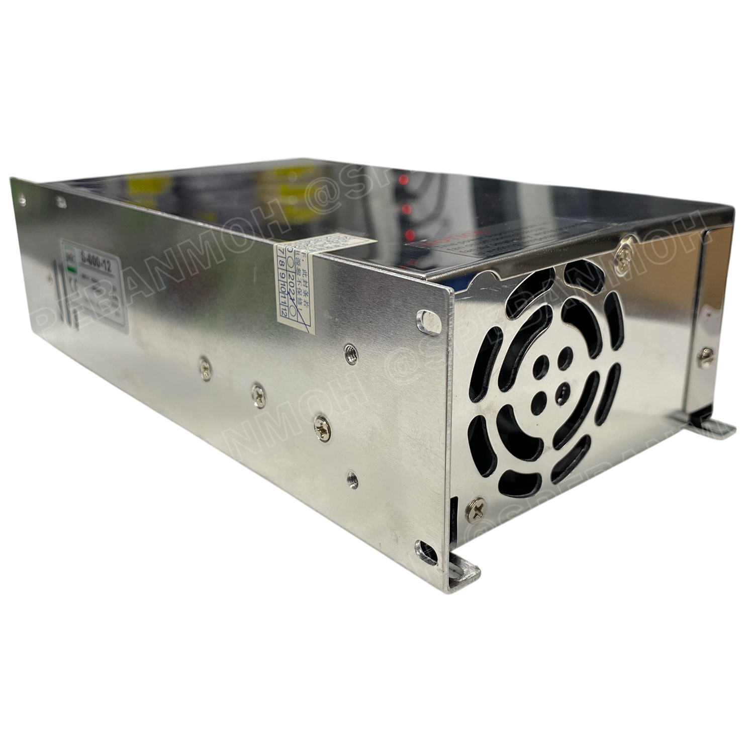 [ 1 ชิ้น ] S-600-12 Switching Power Supply สวิทช์ชิ่ง พาวเวอร์ซัพพลาย 600W 12V 50A Switching Power Supply 12VDC 600วัตต์ แหล่งจ่ายไฟ แบบสวิตชิ่ง 12 โวลต์ ซัพพลายจ่ายไฟ Output 12VDC เพาเวอร์ซัพพลาย โวลต์ ดีซี ตัวแปลงไฟ หม้อแปลง ไฟเข้า 110V / 220V AC to 12V