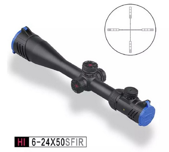 DISCOVERY HI 6-24X50SFIR Long range ShotGun Rifle Scope with illumination กล้องคุณภาพสูง ระยะ 8-234 เมตร