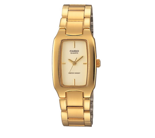 CASIO Standard รุ่น LTP-1165N-9CRDF สีทอง สายสแตนเลส สินค้าของเเท้ รับประกันศูนย์ CMG