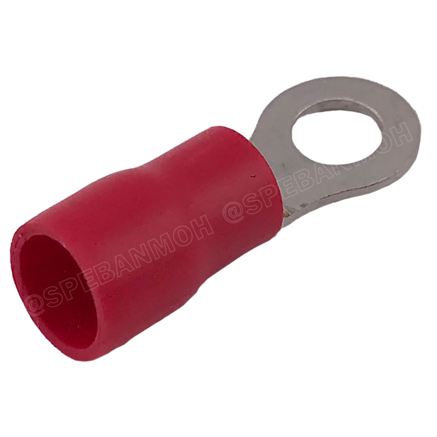 [ 100 ตัว/ถุง ] RV5.5-5 สีแดง Red สำหรับสาย 4.0-6.0 sq.mm 12-10AWG หางปลากลม หางปลาหุ้มฉนวน เทอร์มินอล หางปลาย้ำสายไฟ หางปลา หางปลากลมหุ้ม หางปลาแฉก Terminal Crimping หางปลา กลมหุ้ม หางปลาต่อสาย ขั้วต่อสายไฟ หางปลาวง หางปลา RV Spade Terminal หางปลากลม