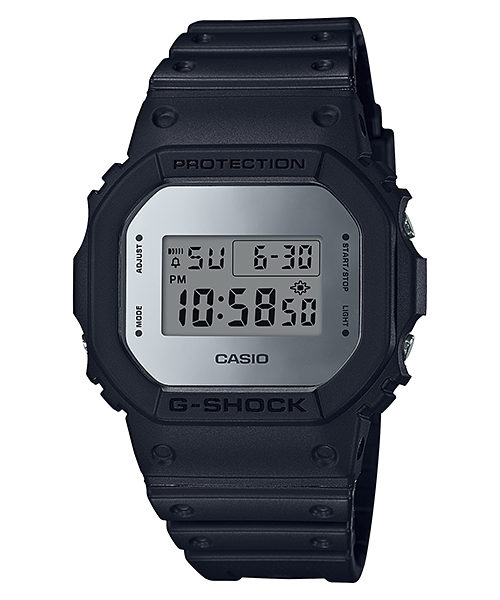 CASIO G-SHOCK รุ่น DW-5600BBMA-1DR สีดำ เงิน สินค้าของเเท้ ประกันศูนย์ CMG