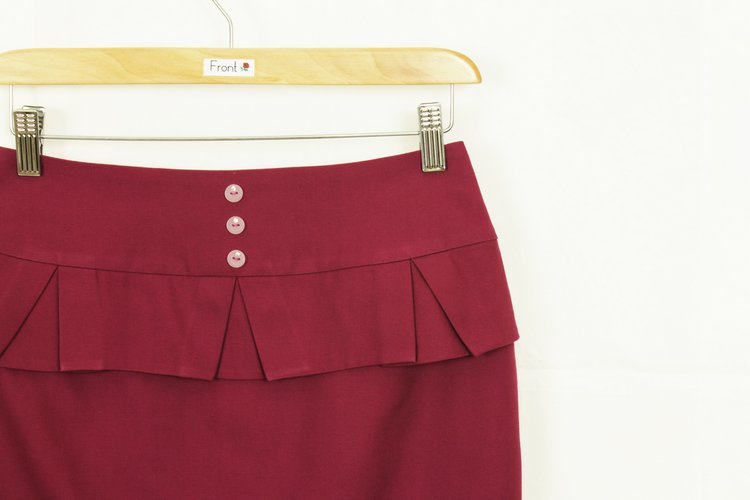 SK-165 กระโปรงแฟชั่น&ทำงาน ทรงสอบ ผ้าคอตต้อนญี่ปุ่นสีม่วง