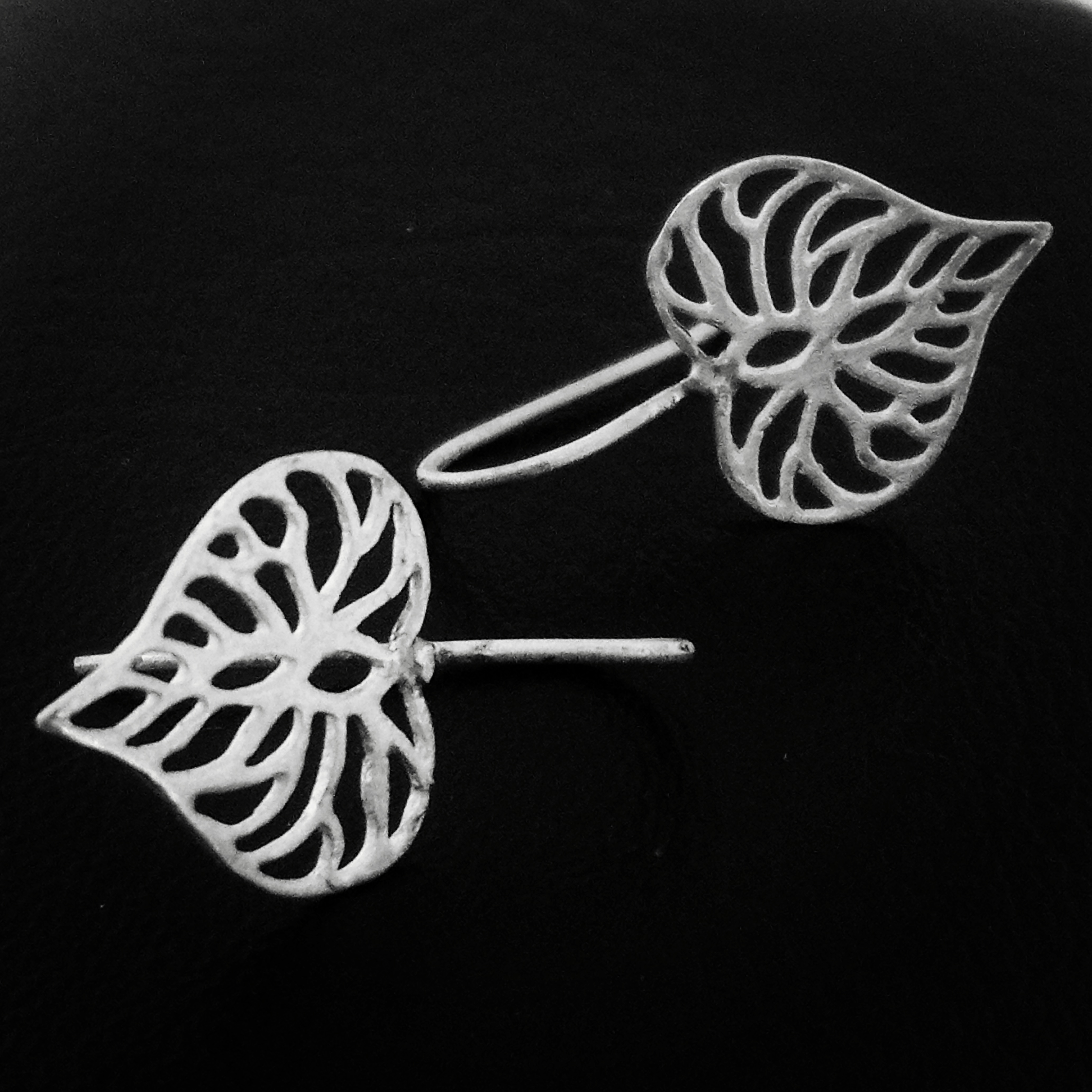 Earring 95 Bodhi leaves
