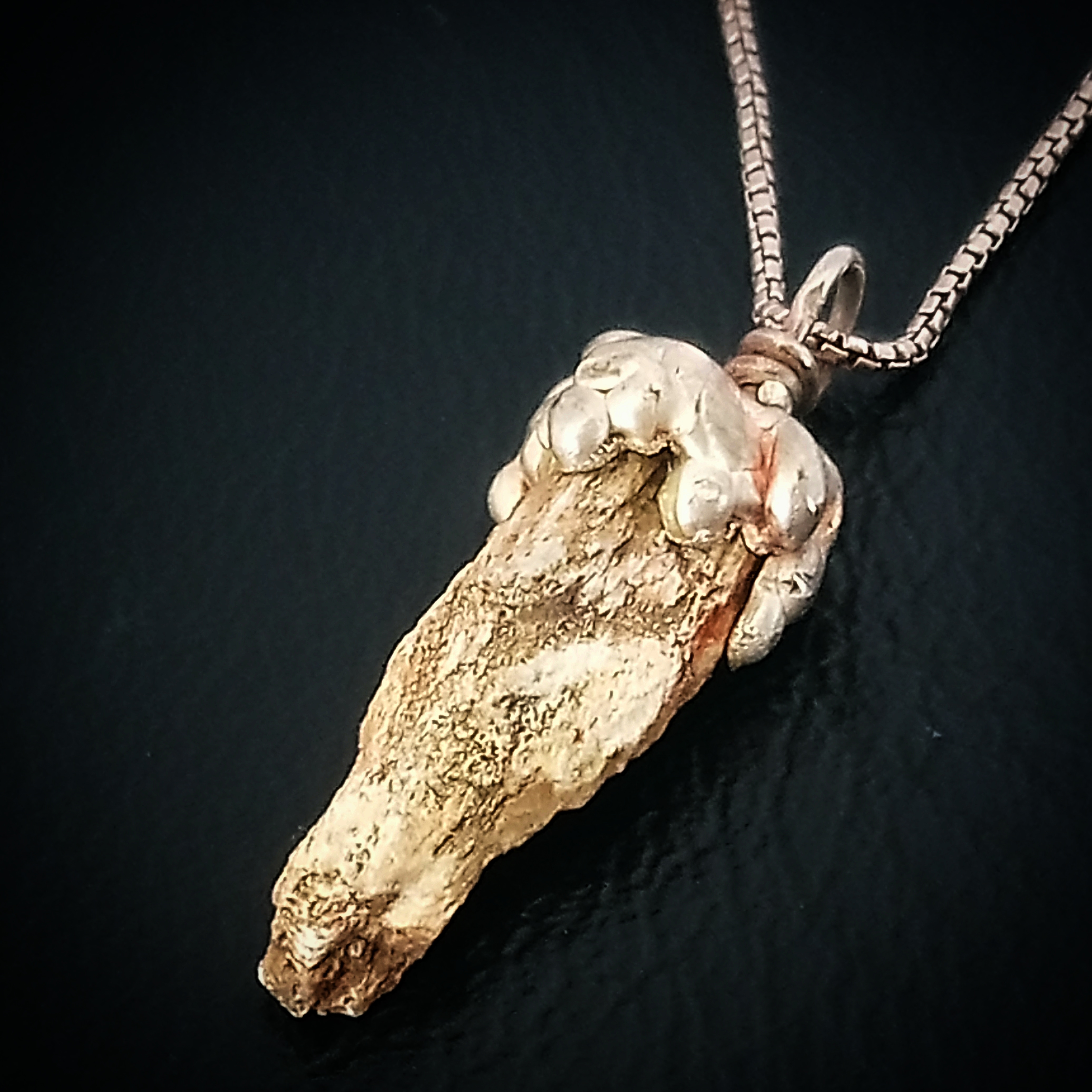 Necklace 45 Petrified wood