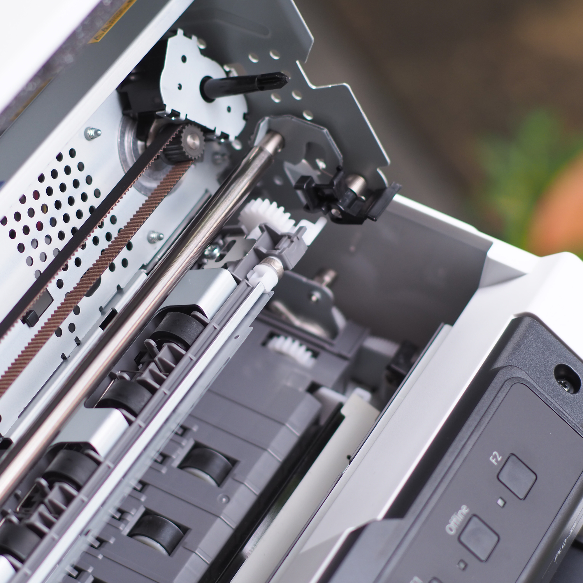 เครื่องพิมพ์สมุด เครื่องพิมพ์เช็ค พร้อมโปรแกรมพิมพ์เช็ค Passbook printer EPSON PLQ-50 New original