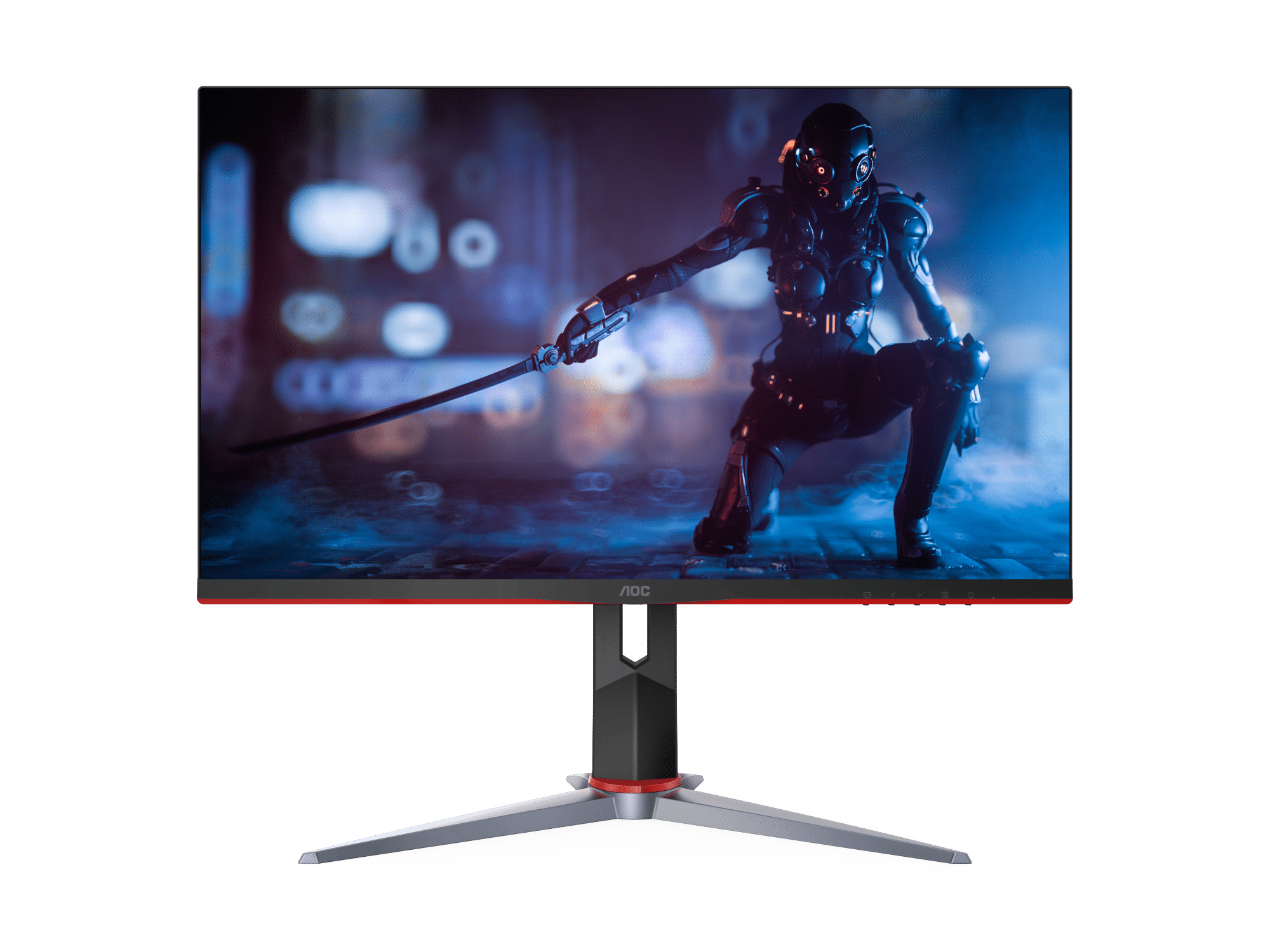 AOC 24G2 23.8" FreeSync Premium Gaming Monitor ประกันศูนย์ 3 ปี